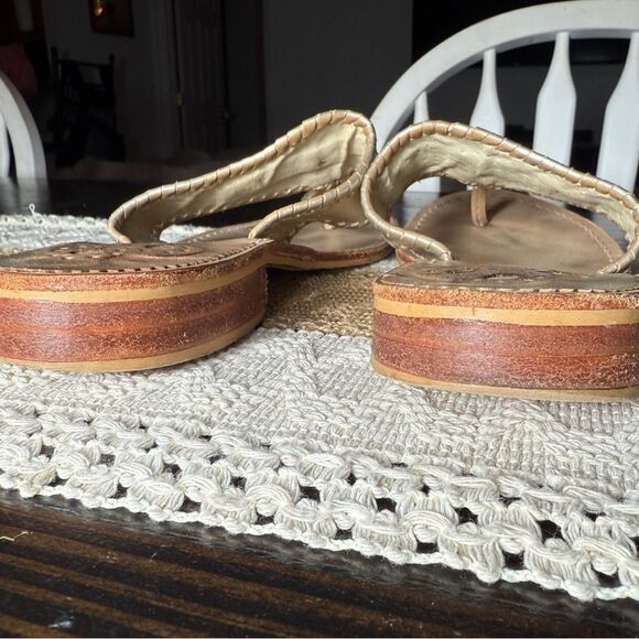 Jack Rogers Platinum Gold Slide Sandal - Picture 6 of 9